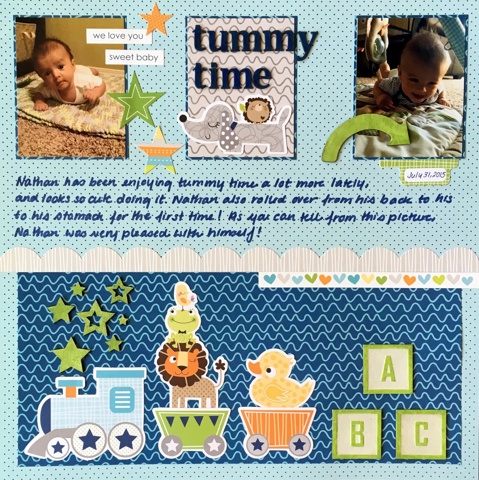High Times in the High Desert Tummy Time Layout