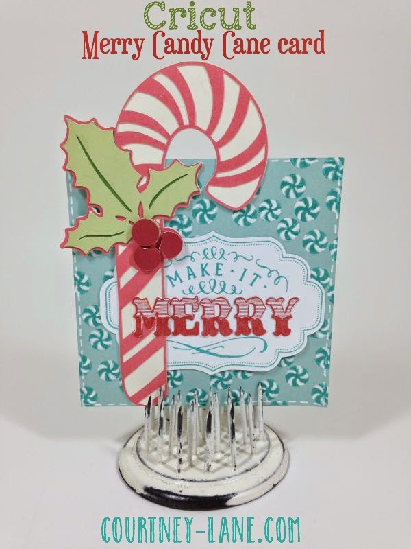 Make It Merry Candy Cane card