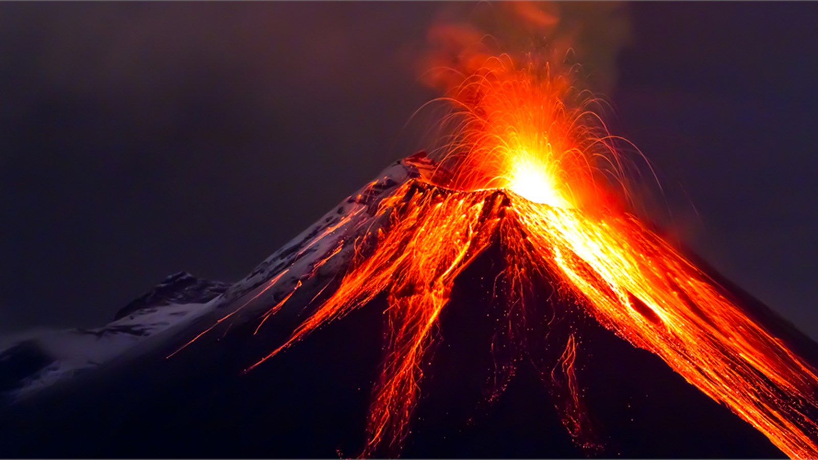 Kilauea Volcano of 600,000 years in Hawaii has been erupting since 1983