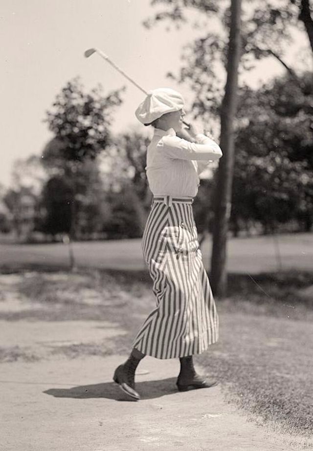 Swinging Through Time: Vintage Photographs of Women Playing Golf in the ...