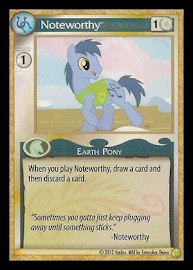 My Little Pony Noteworthy GenCon CCG Card
