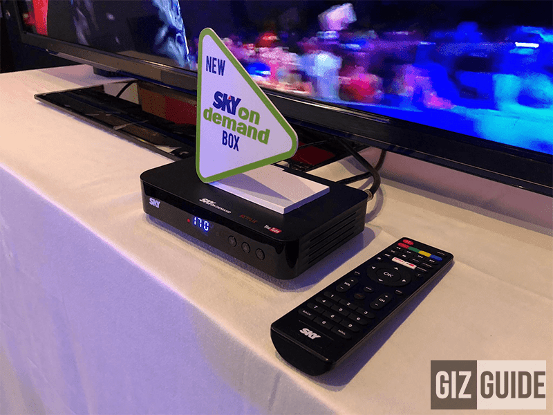 SKY on Demand Box can get your non-smart TVs an access to YouTube, Netflix, Viu, and more!
