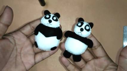 Cara Membuat Boneka Panda Dari Kain Flanel Lucu Dan Menggemaskan Kreator Kerajinan