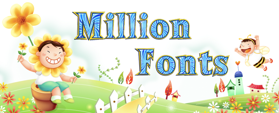 Free! Download Million Fonts.