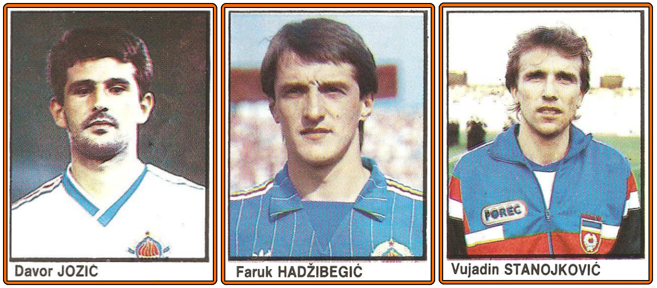 Old School Panini La dernière équipe de Yougoslavie