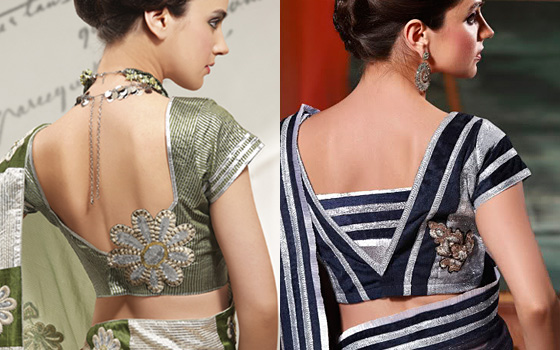 Interest design new blouse indian  Blouse Saree Women Designs Back Neck