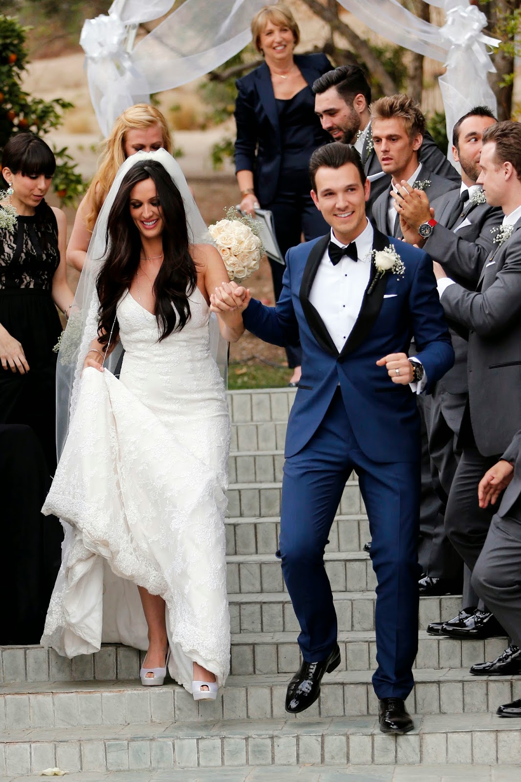 Red Carpet wedding Angel Carter and Corey Conrad Red Carpet Wedding