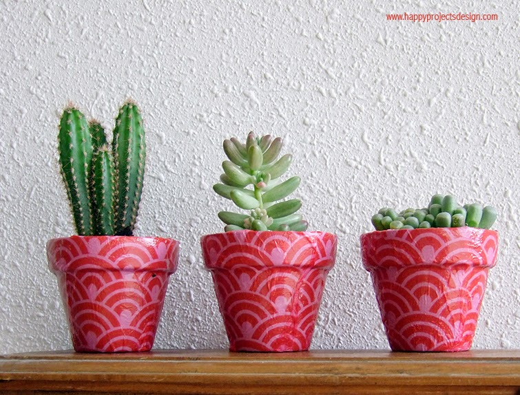 Decoupage: macetas