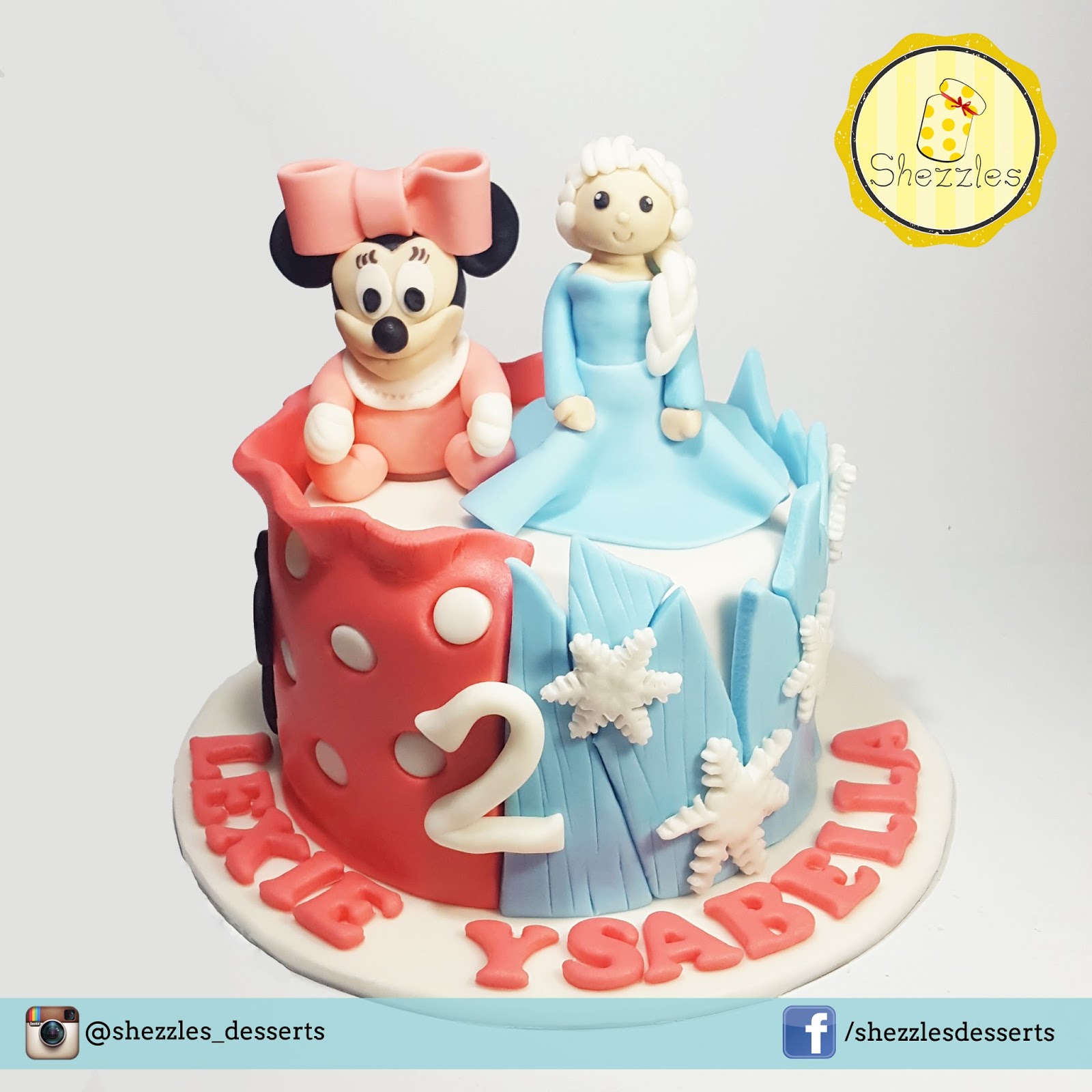 SHEZZLES Cakes and Pastries Baby Minnie Mouse and Little Princess