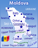 Moldova Map — GeoFact of the Day