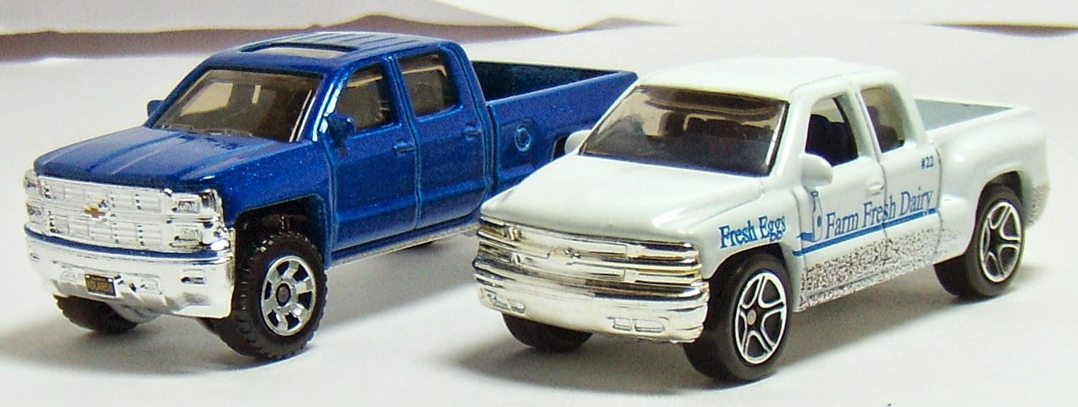 Matchbox 2014 2005 1999 Chevy Silverado And 2000 GMC Terradyne Concept