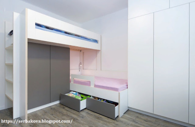 Благодаря продуманной перепланировке в маленькой квартире появилась необходимая детская комната