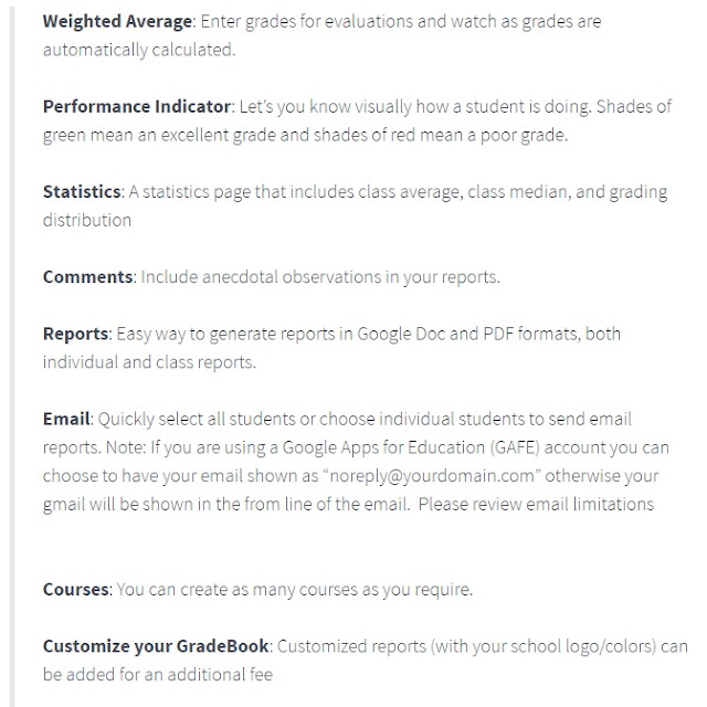 The Google Sheets Gradebook