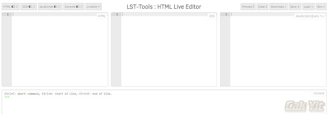 New " HTML Live Editor " Silakan Di Coba