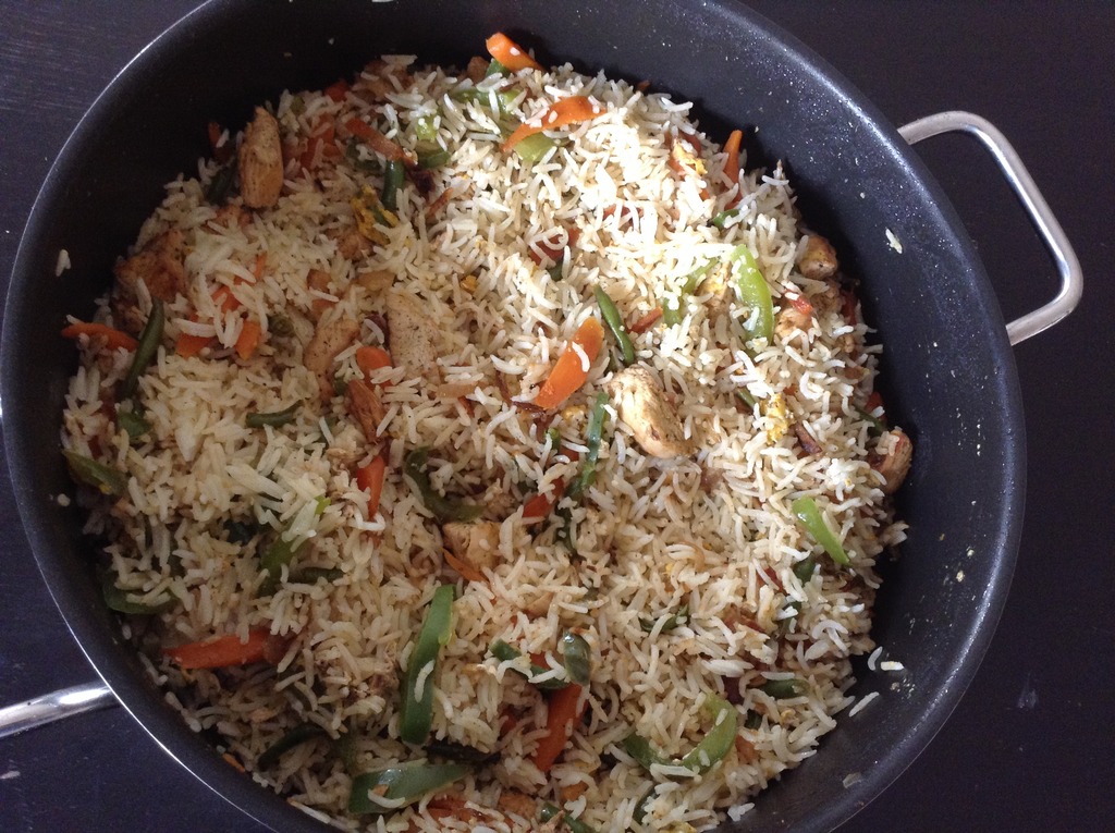 Cooking With Swapna IndoChinese Chicken Fried rice (Without Soy sauce)