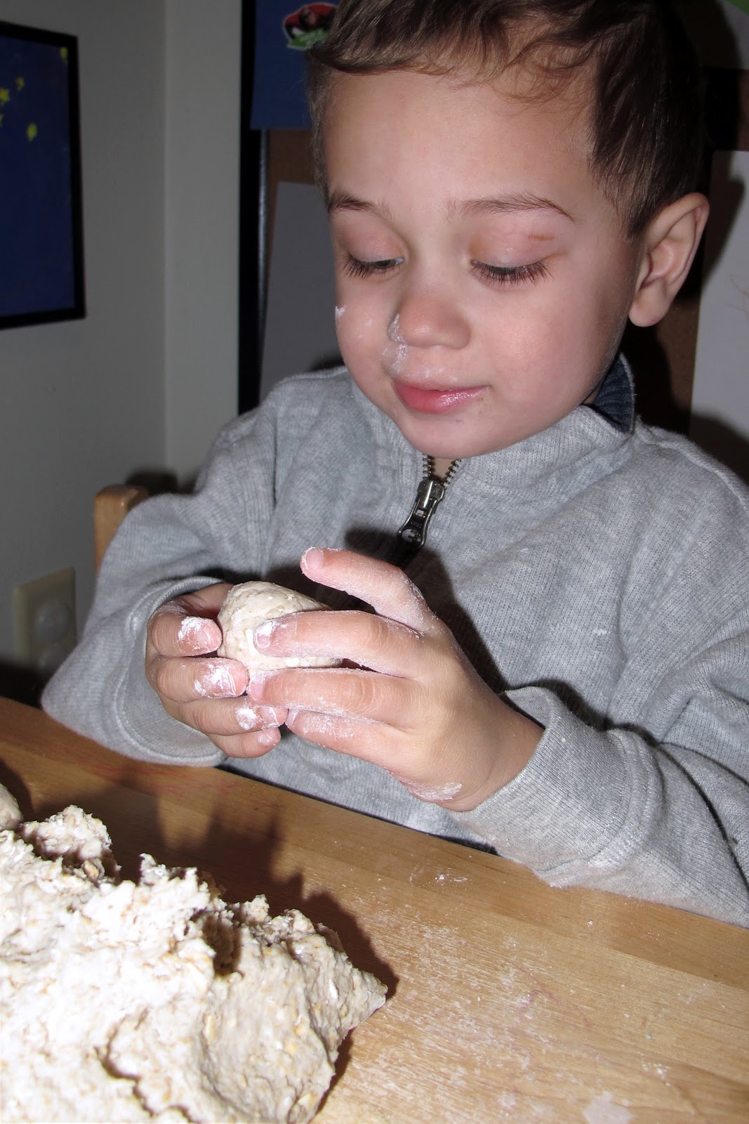 Peaceful Parenting Oatmeal Fun Dough