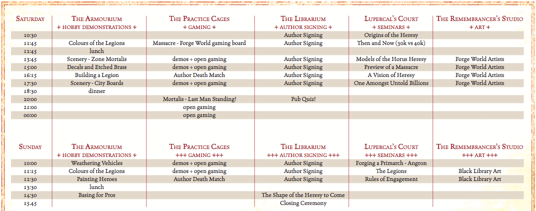 Horus Heresy Weekender - Here I Come! - Wargaming Hub Horus Heresy Weekender - Here I Come! - Wargaming Hub