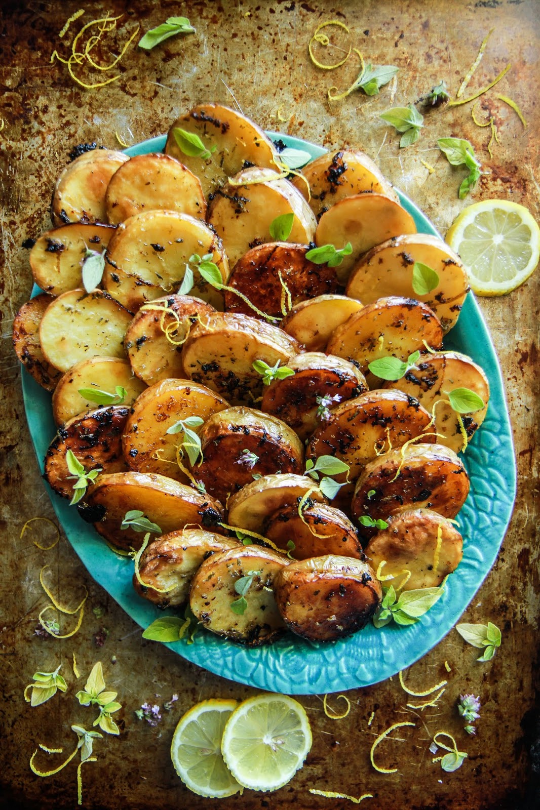 CRUNCHY GREEK LEMON POTATOES RECIPE KARKOS CUISINES