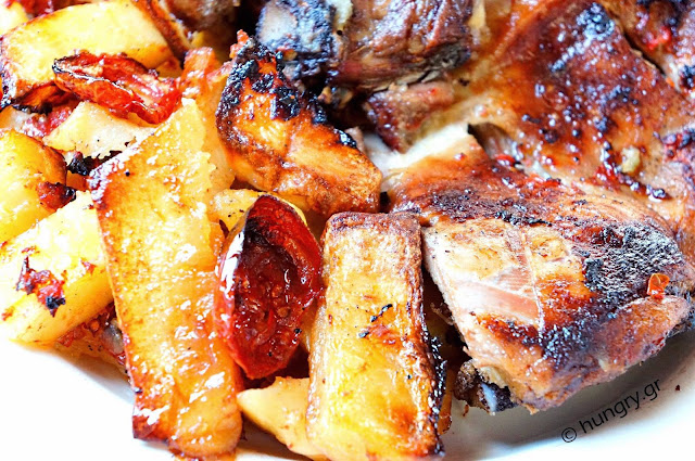 Baked Lamb with Tomato