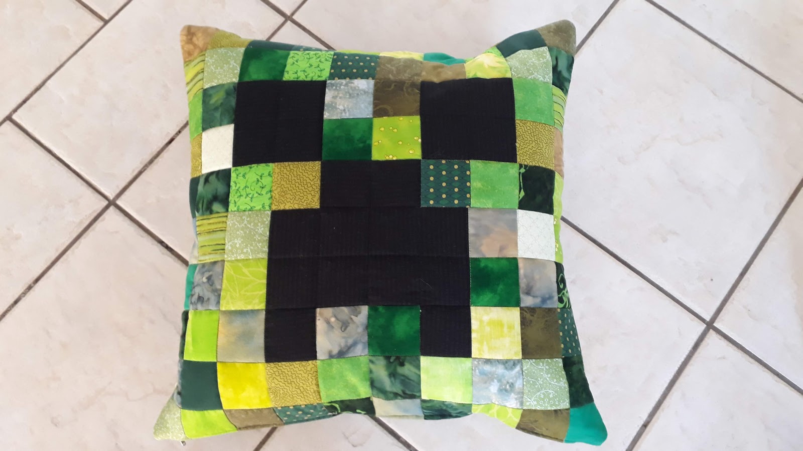 Made With My Two Hands Minecraft Pillow