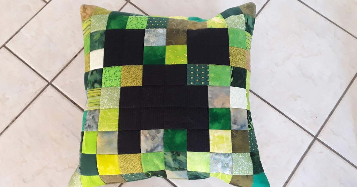 Made with my two hands Minecraft Pillow
