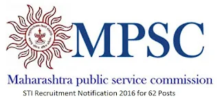MPSC STI Recruitment 2016-17