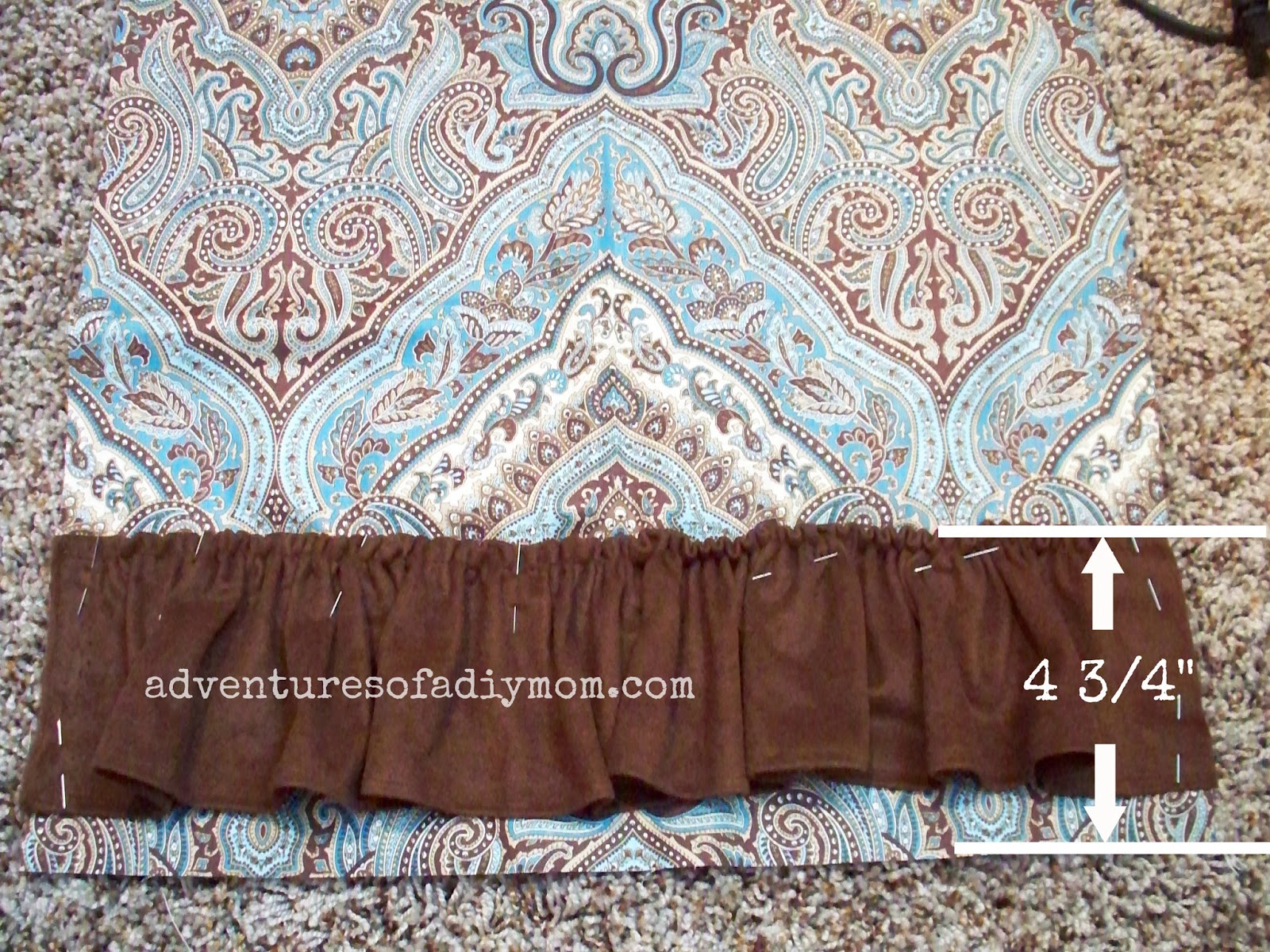 Ruffle Pillow Tutorial Adventures of a DIY Mom