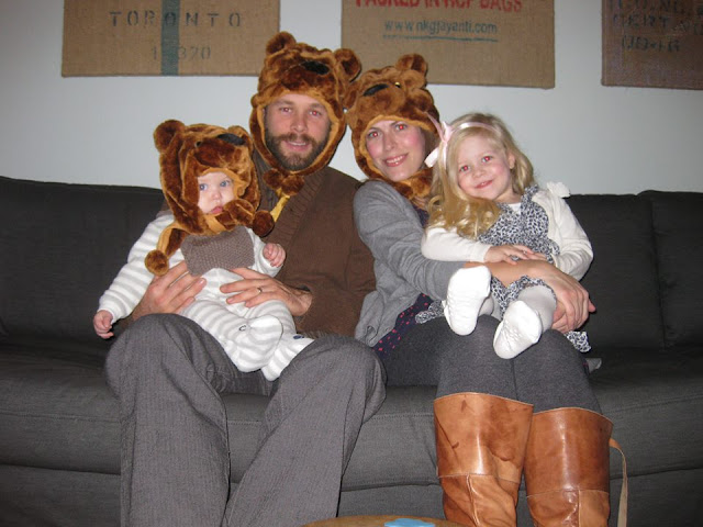 Family Costume 2014. Goldilocks and the three bears.