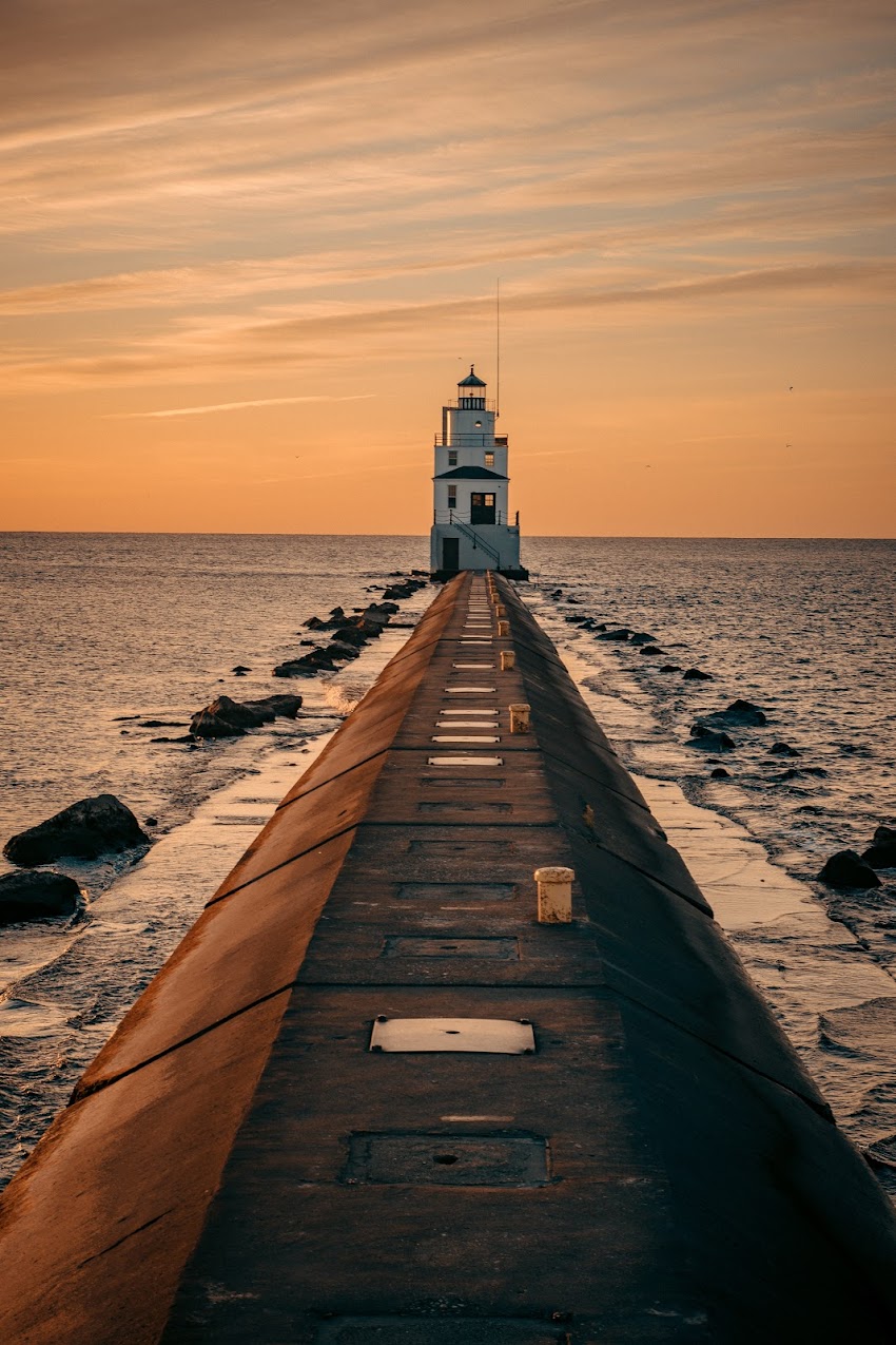 Lighthouse During Golden Hour Lighthouse During Golden Hour
