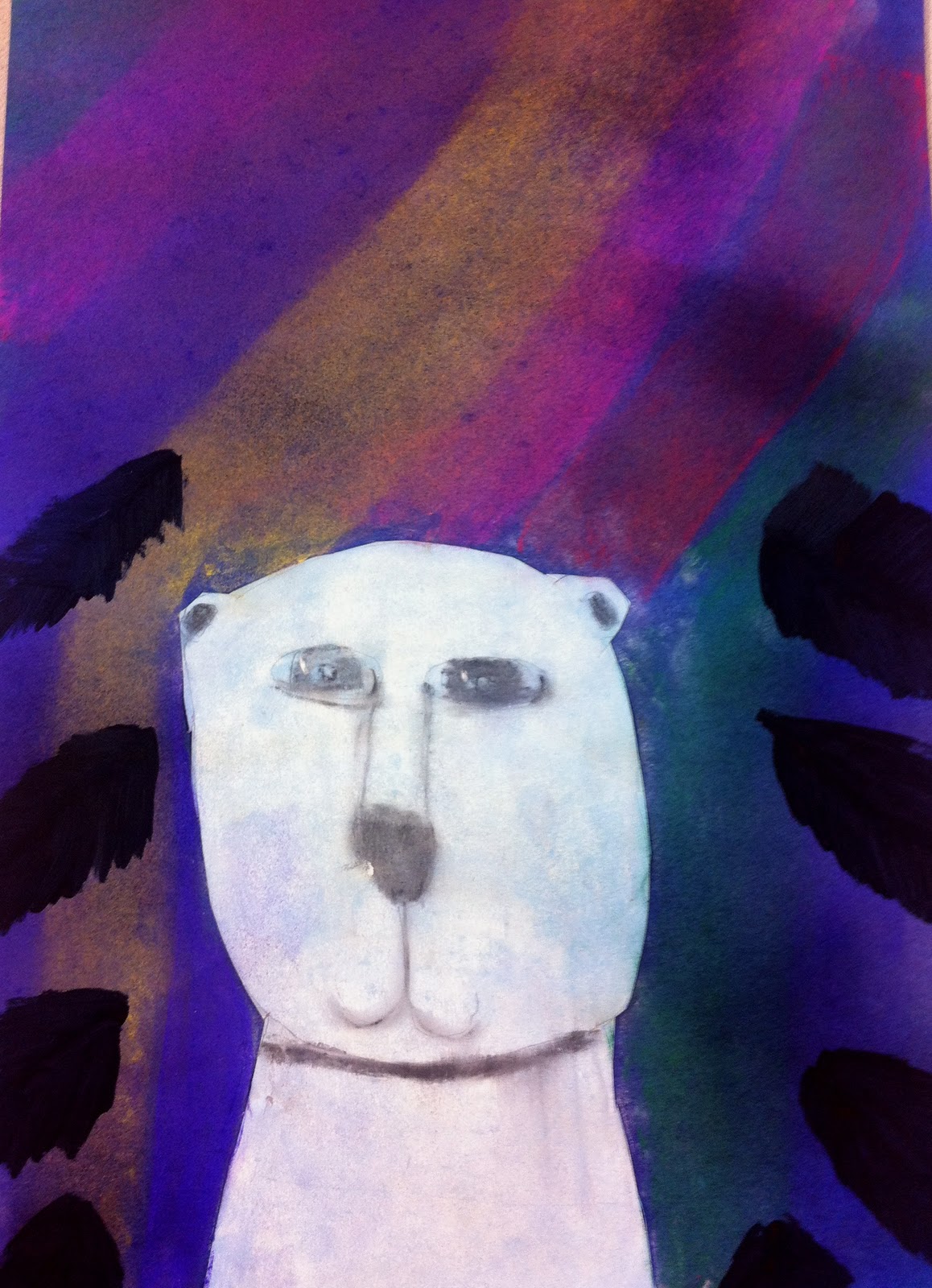 Expression of Imagination "Polar Bears Under the Northern Lights" by