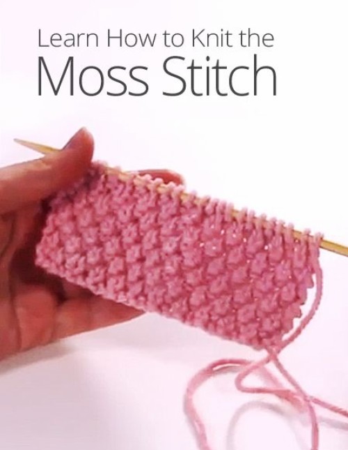 Moss Stitch - Tutorial