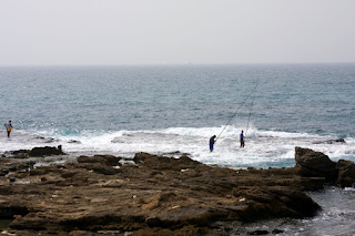 Fishermen at Cesarea