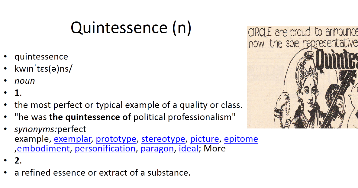 picture vocabulary quintessence