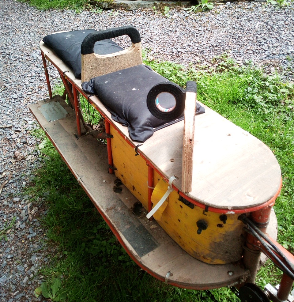 Dorky Thorpy Blog DIY Passenger Handles for Cargo Bike