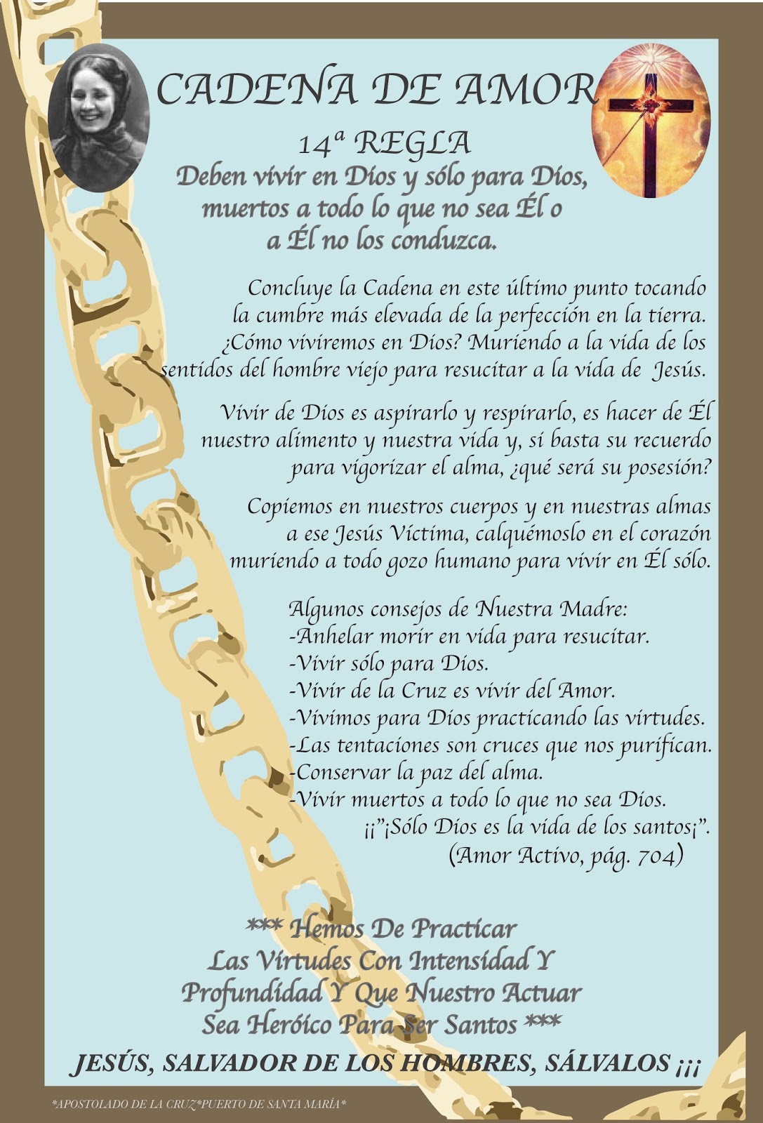 cadena de amor espiritualidad de la cruz espiritualidad de la cruz cadena de amor espiritualidad de la cruz espiritualidad de la cruz
