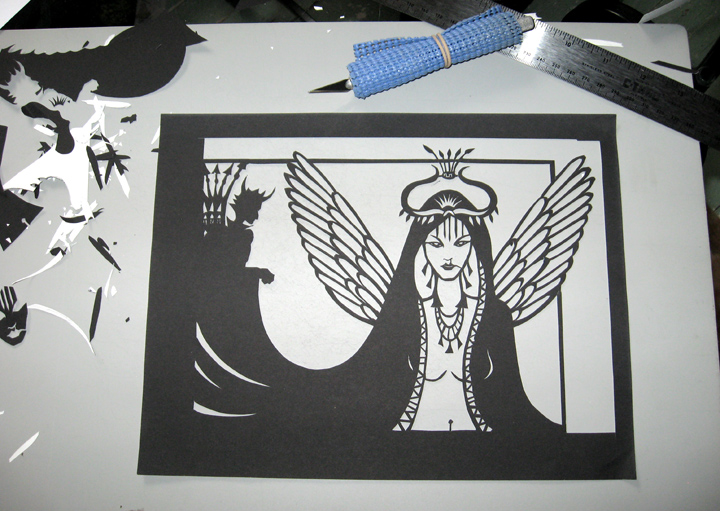 Hudson Valley Etsy (New York) Cut Paper Silhouette Tutorial