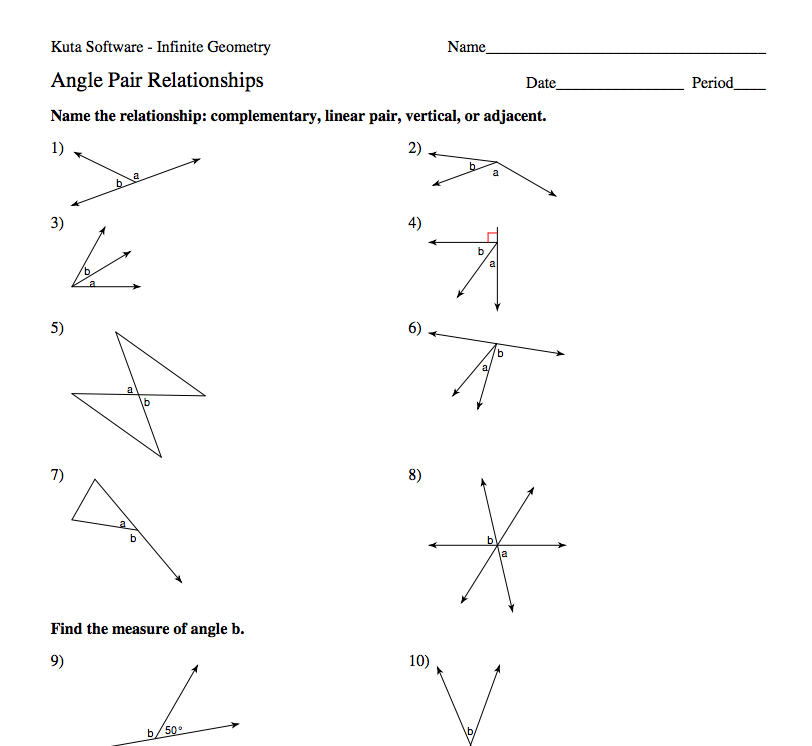 Everybody is a Genius: Angle Pairs