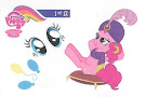 My Little Pony Tattoo Card 1 Series 3 Trading Card