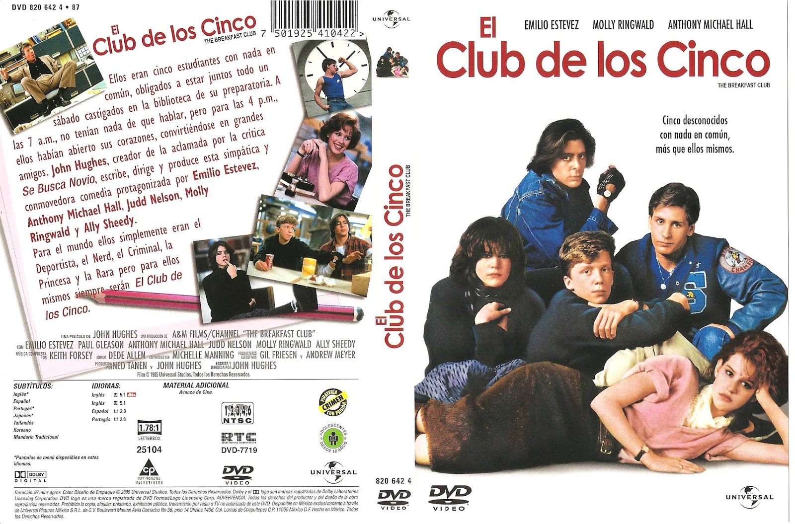 El club de los cinco (1985) - FilmAffinity