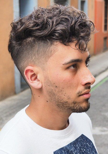 cortes de cabelo masculino ondulado 2018