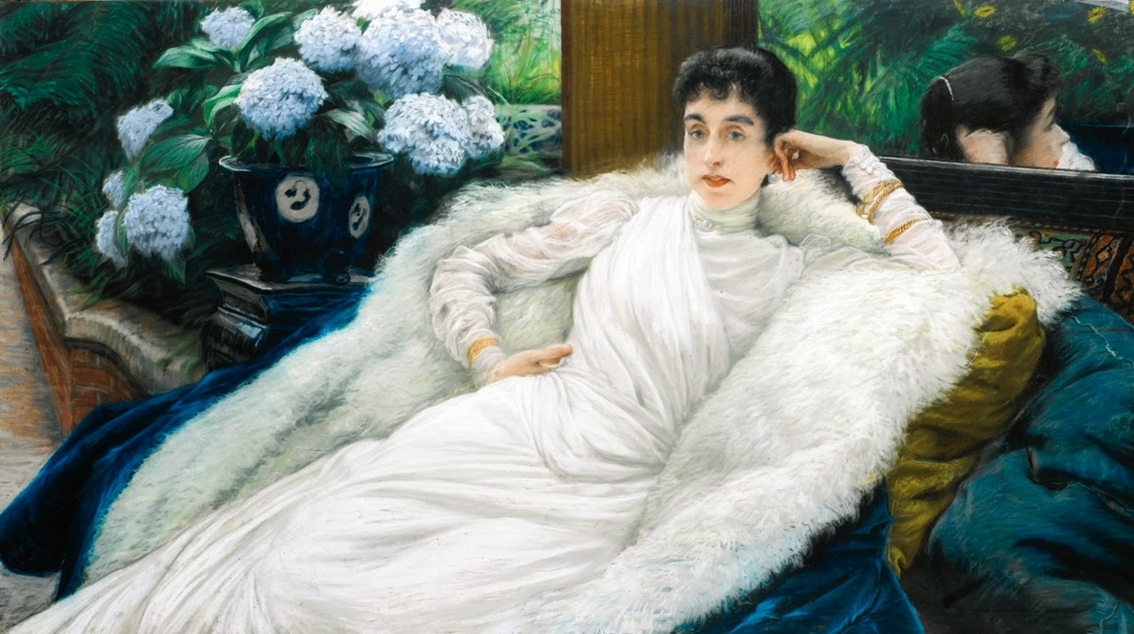 James Tissot French Painter C D Portrait of Clotilde riatte C Comtesse Pillet Will James Tissot French Painter C D Portrait of Clotilde riatte C Comtesse Pillet Will
