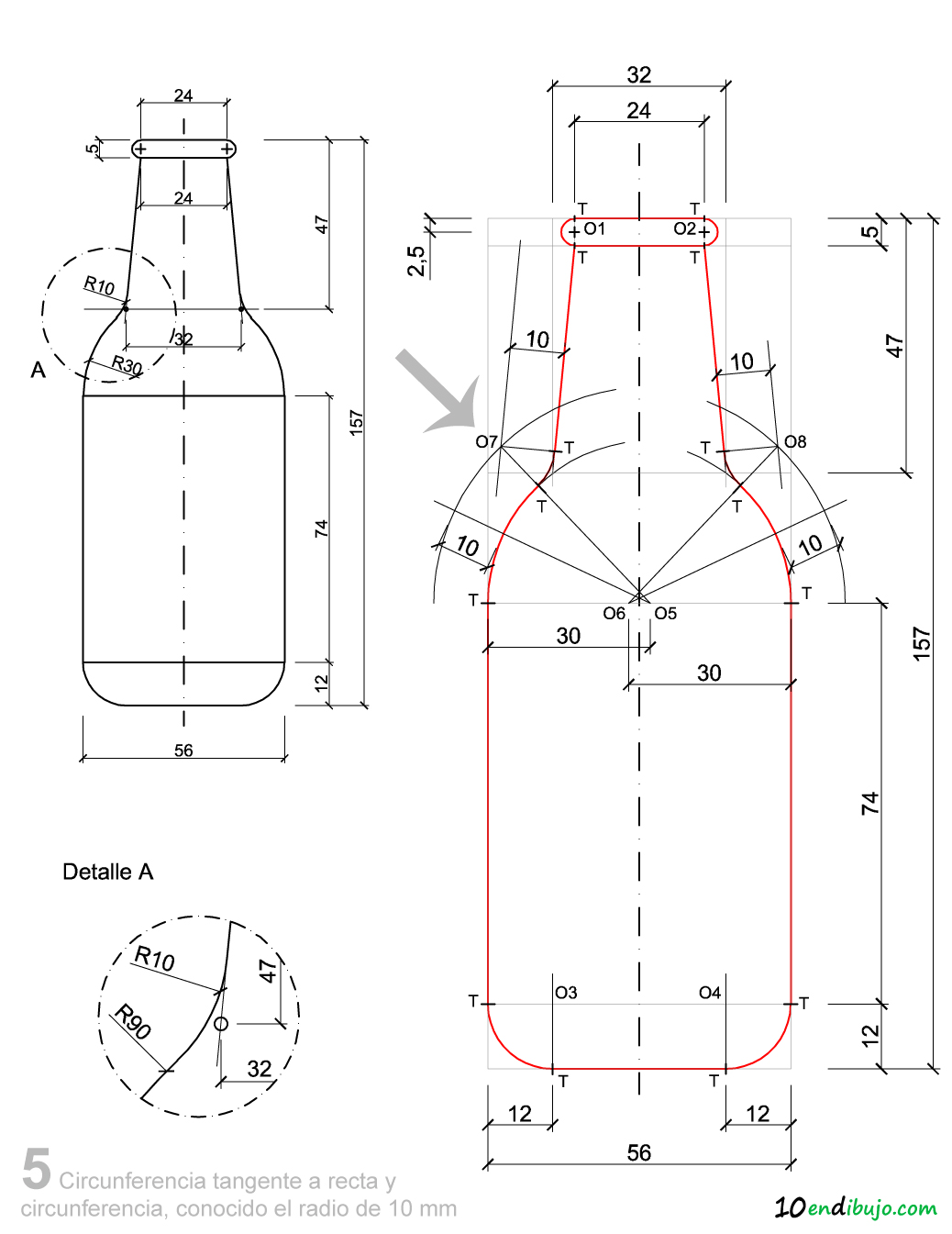 Dessin technique Exercices Particuliers