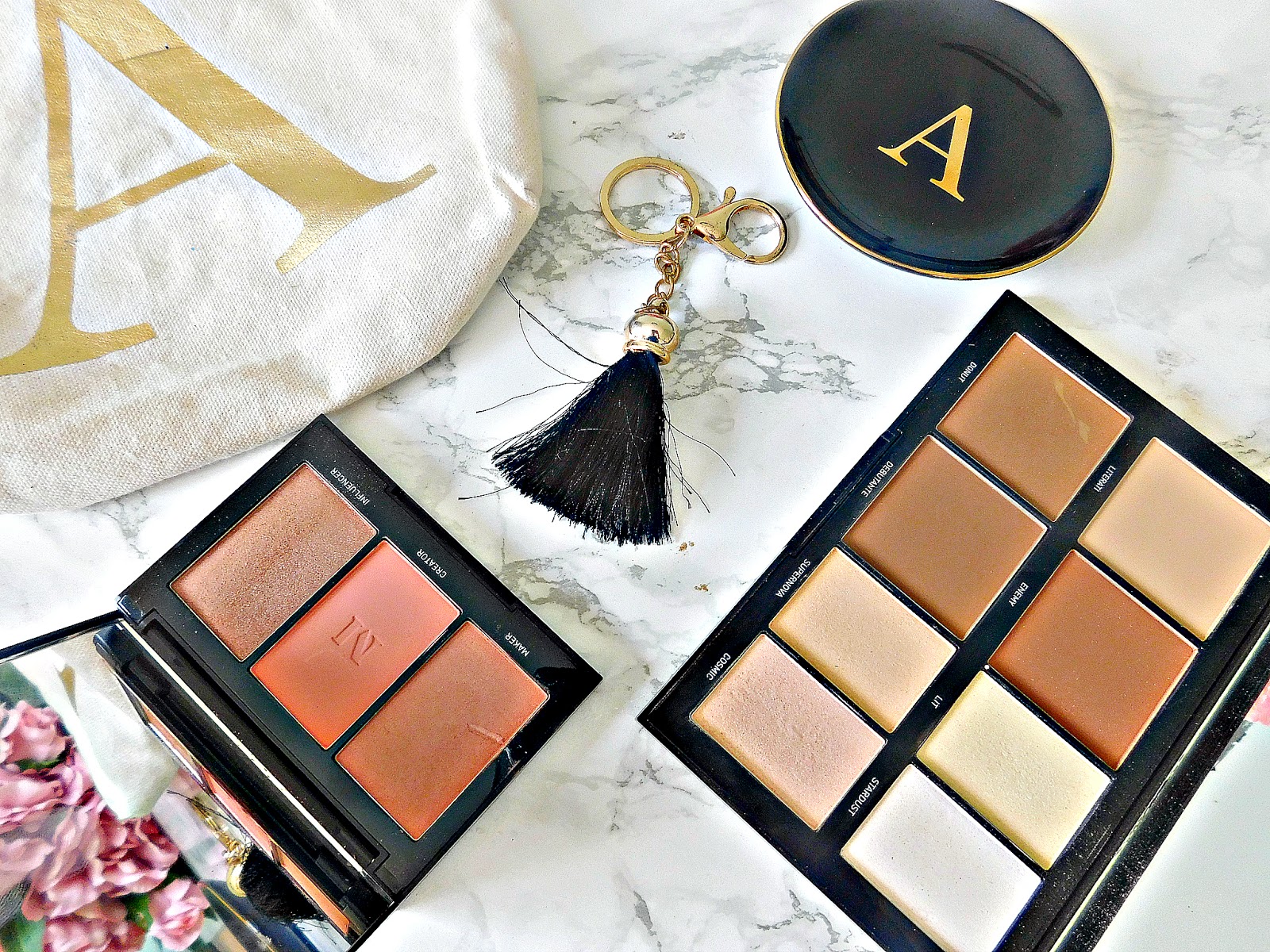 Morphe 8L Highlighting and Contour Palette and Blush Trio in Pop Of