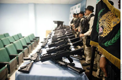 Armas aseguradas en Sonora llegan por Tamaulipas