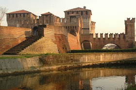 The Sforzesca Castle at Soncino, one of the neighbouring towns of Ferrari's home town of Orzonuovi