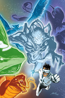 White Lantern Kyle Rayner on the cover of Lights Out Part 3