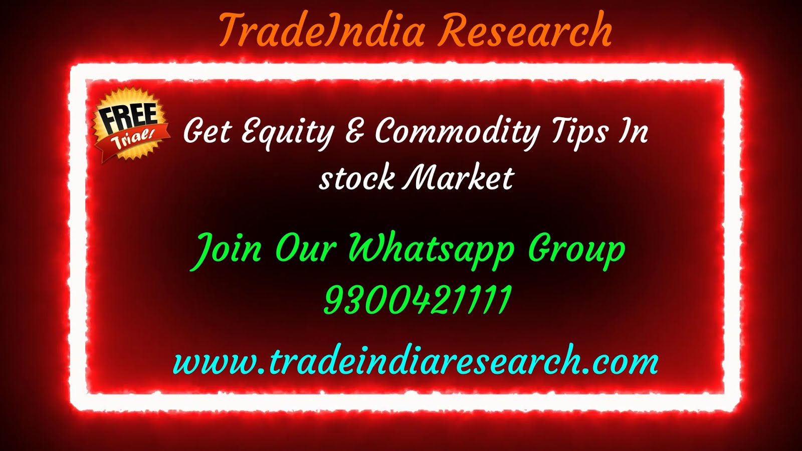 TradeIndia Resaerch Is Best Advisory Company In India.