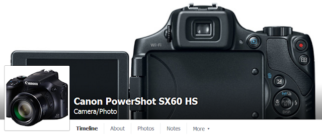 Te voet Geliefde Franje Canon Camera News 2023: Canon PowerShot SX60 HS Camera Facebook Cover Photo  2015 Competitions