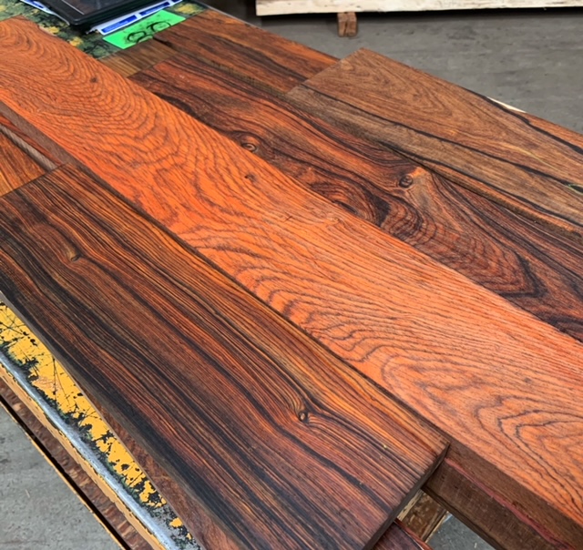 Tropical Exotic Hardwoods NEW “Select” boards of Mexican Cocobolo just