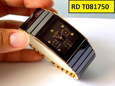 Đồng hồ nam mặt vuông Rado T081750 Đồng hồ nam mặt vuông Rado T081750
